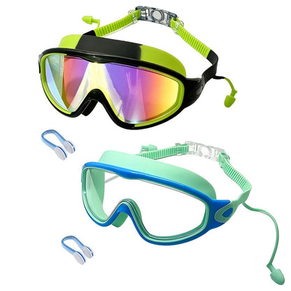 😍2026 NEW SALE-49% OFF😍Anti-Fog Swimming Goggles with Earplugs & Nose Clip