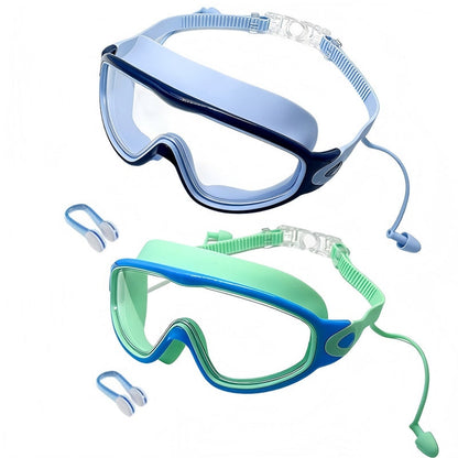 😍2026 NEW SALE-49% OFF😍Anti-Fog Swimming Goggles with Earplugs & Nose Clip