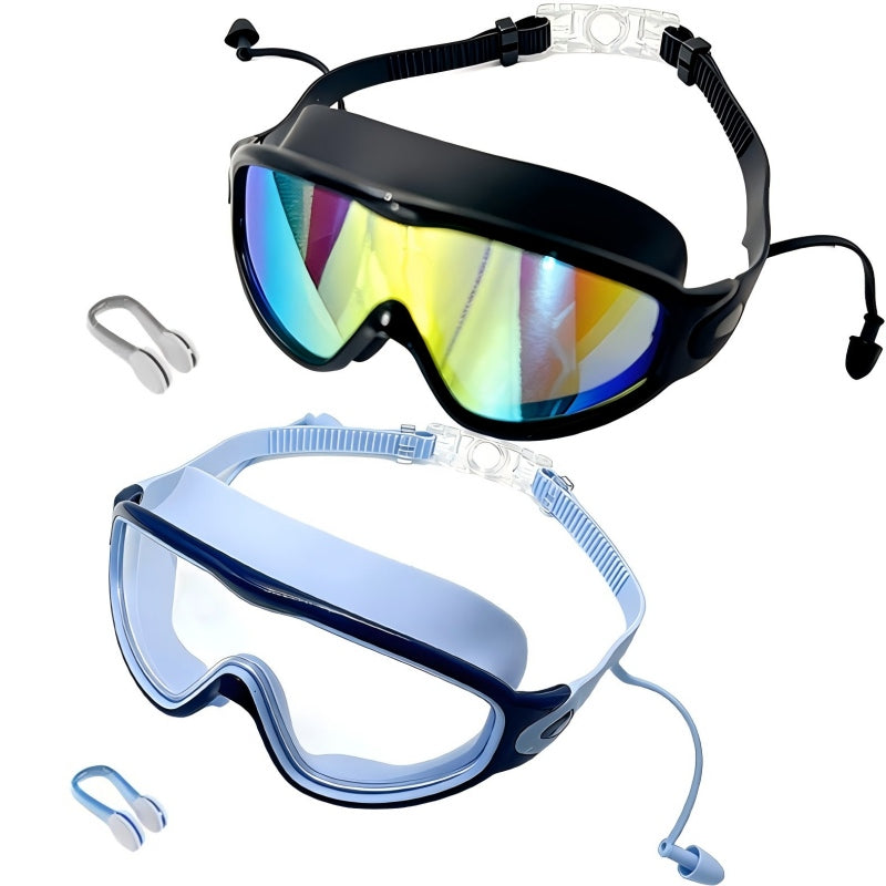 😍2026 NEW SALE-49% OFF😍Anti-Fog Swimming Goggles with Earplugs & Nose Clip