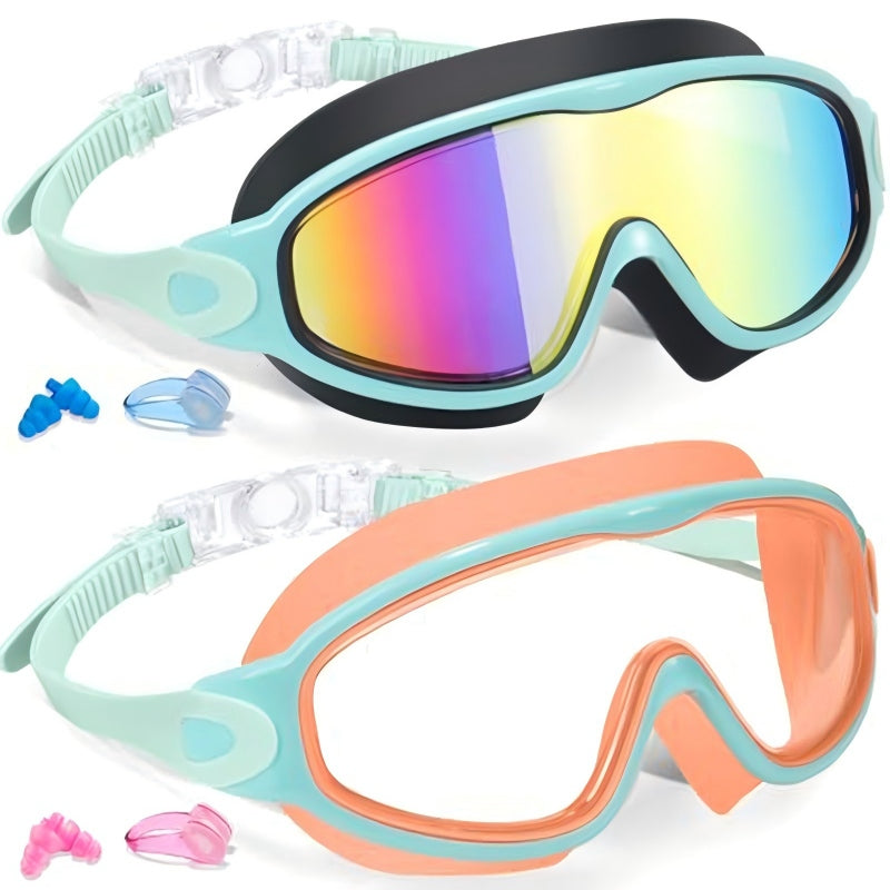 😍2026 NEW SALE-49% OFF😍Anti-Fog Swimming Goggles with Earplugs & Nose Clip