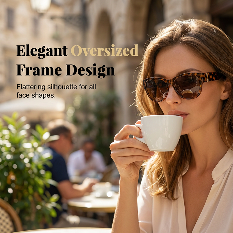 🎁Last Day Promotion 49% OFF🔥Women's Large Frame Fit-Over Sunglasses