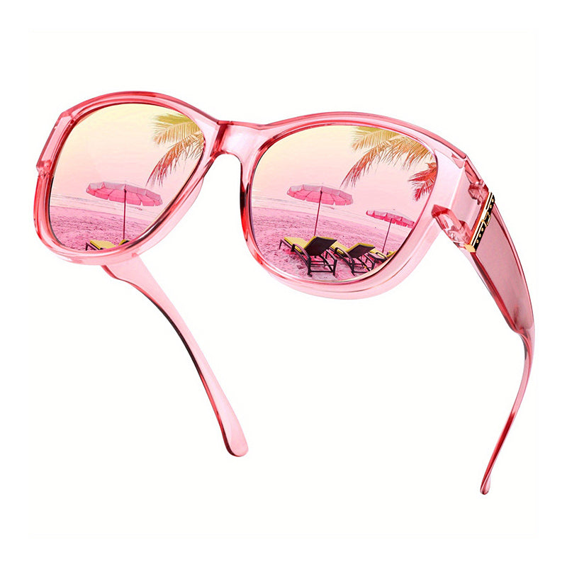 🎁Last Day Promotion 49% OFF🔥Women's Large Frame Fit-Over Sunglasses