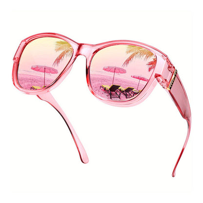 🎁Last Day Promotion 49% OFF🔥Women's Large Frame Fit-Over Sunglasses