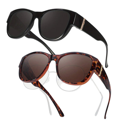 🎁Last Day Promotion 49% OFF🔥Women's Large Frame Fit-Over Sunglasses