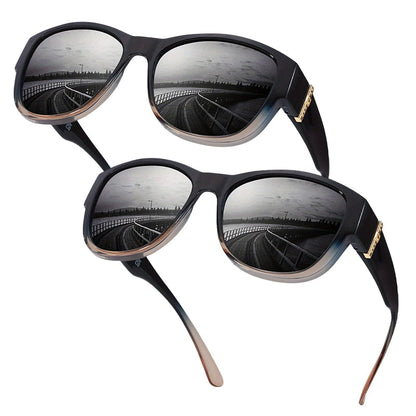 🎁Last Day Promotion 49% OFF🔥Women's Large Frame Fit-Over Sunglasses