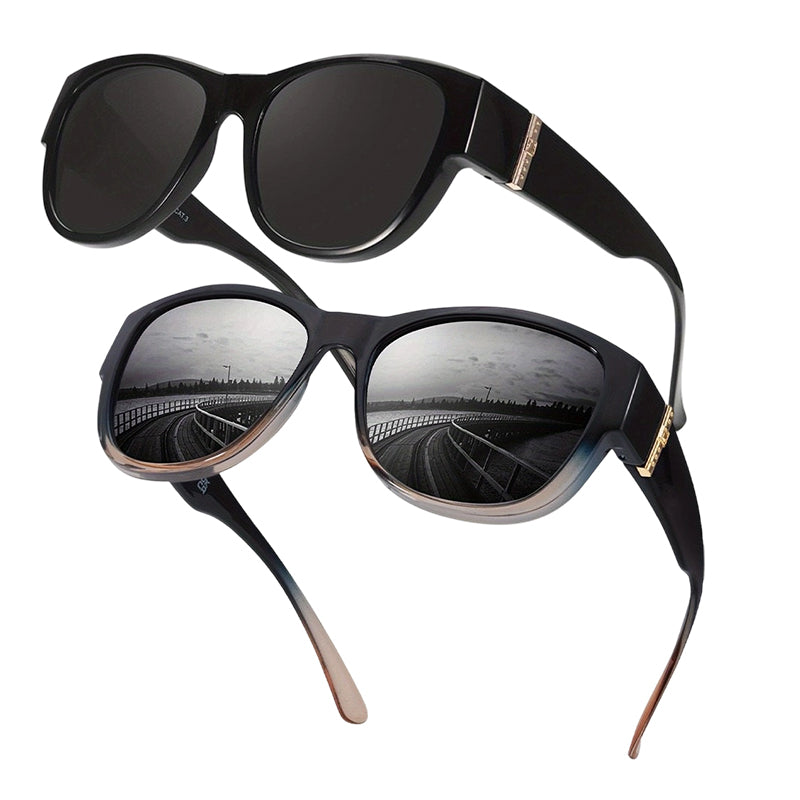 🎁Last Day Promotion 49% OFF🔥Women's Large Frame Fit-Over Sunglasses