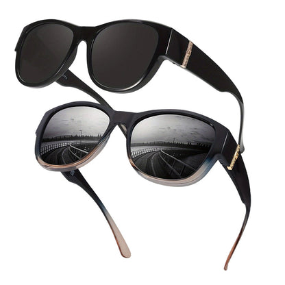 🎁Last Day Promotion 49% OFF🔥Women's Large Frame Fit-Over Sunglasses
