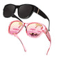 🎁Last Day Promotion 49% OFF🔥Women's Large Frame Fit-Over Sunglasses