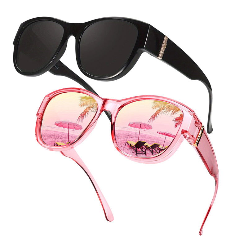 🎁Last Day Promotion 49% OFF🔥Women's Large Frame Fit-Over Sunglasses