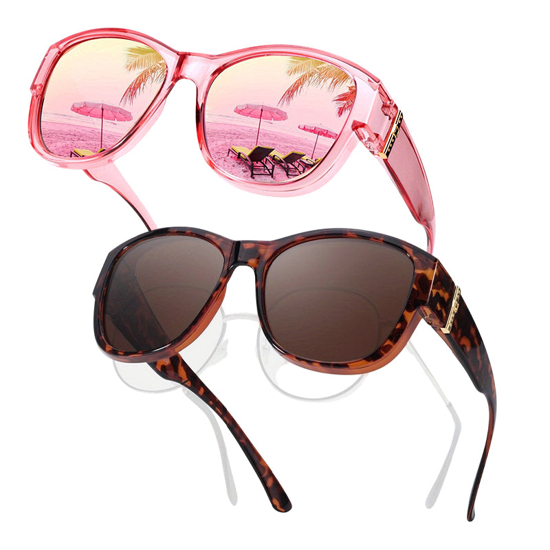 🎁Last Day Promotion 49% OFF🔥Women's Large Frame Fit-Over Sunglasses