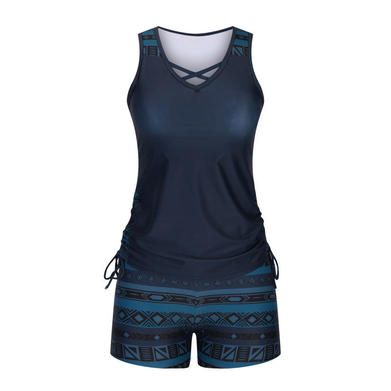 💥Last Day Special Sale 49% OFF👚Women's Printed Two-Piece Tankini Swimsuit
