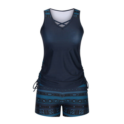 💥Last Day Special Sale 49% OFF👚Women's Printed Two-Piece Tankini Swimsuit