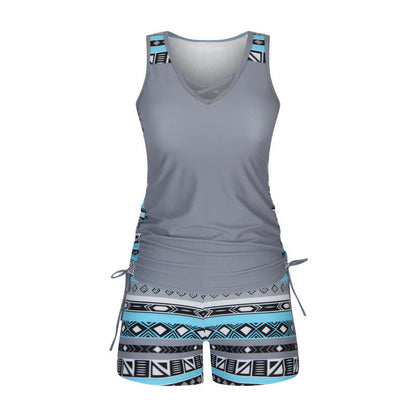 💥Last Day Special Sale 49% OFF👚Women's Printed Two-Piece Tankini Swimsuit