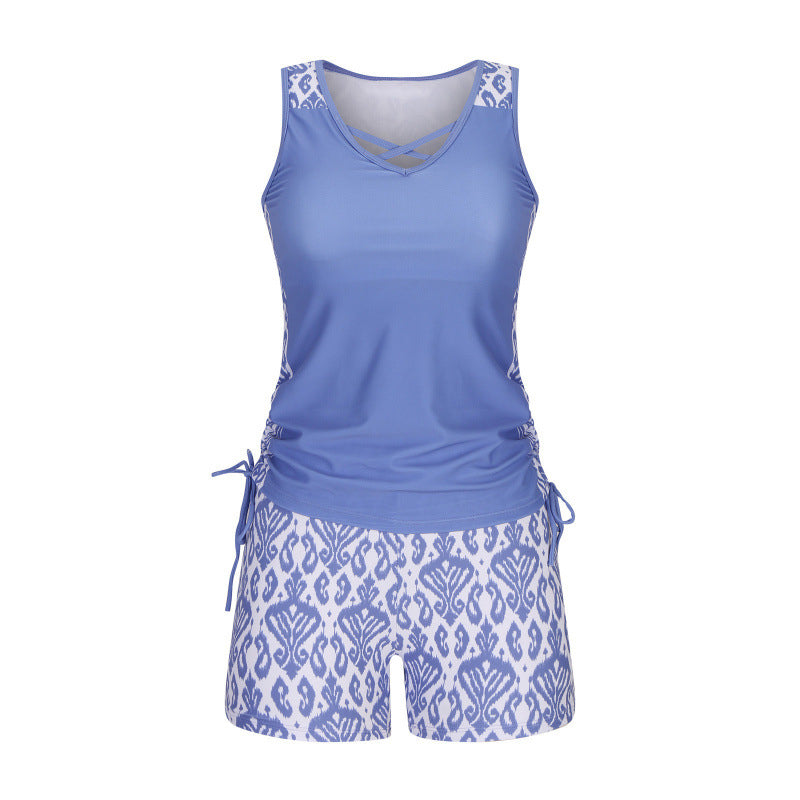 💥Last Day Special Sale 49% OFF👚Women's Printed Two-Piece Tankini Swimsuit