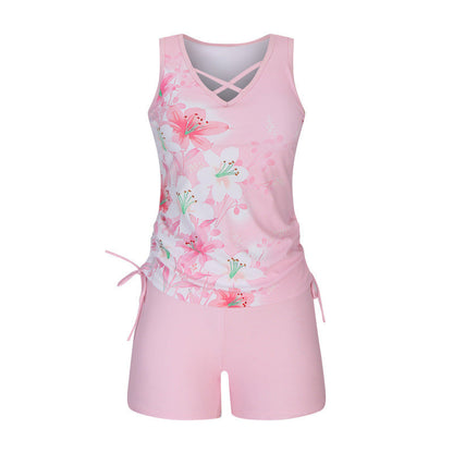 💥Last Day Special Sale 49% OFF👚Women's Printed Two-Piece Tankini Swimsuit