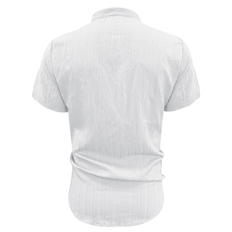 💥Last Day Special Sale 49% OFF👚Men's Summer Stand Collar Short Sleeve Shirt
