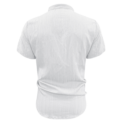 💥Last Day Special Sale 49% OFF👚Men's Summer Stand Collar Short Sleeve Shirt