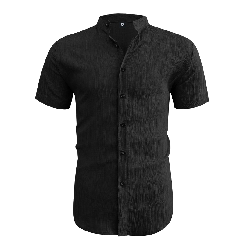 💥Last Day Special Sale 49% OFF👚Men's Summer Stand Collar Short Sleeve Shirt