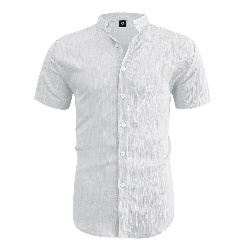 💥Last Day Special Sale 49% OFF👚Men's Summer Stand Collar Short Sleeve Shirt