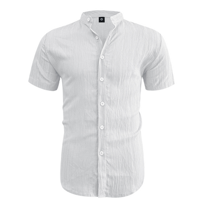 💥Last Day Special Sale 49% OFF👚Men's Summer Stand Collar Short Sleeve Shirt