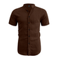 💥Last Day Special Sale 49% OFF👚Men's Summer Stand Collar Short Sleeve Shirt