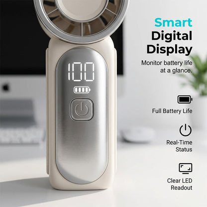 💥 Last Day! Special Sale – Only £8.99 🔥Portable Long-Lasting Handheld High-Speed Small Fan