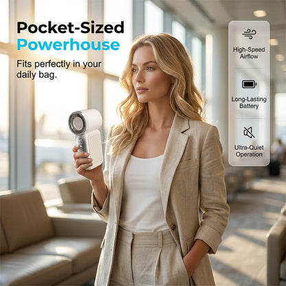 💥 Last Day! Special Sale – Only £8.99 🔥Portable Long-Lasting Handheld High-Speed Small Fan