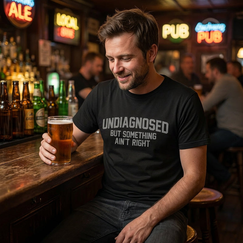 💥Last Day Special Sale 49% OFF👚Funny Undiagnosed Slogan Printed T-Shirt