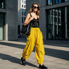 🌸LAST DAY SPECIAL PRICE!!🌸Women's Loose-Fit Drawstring Lantern Pants