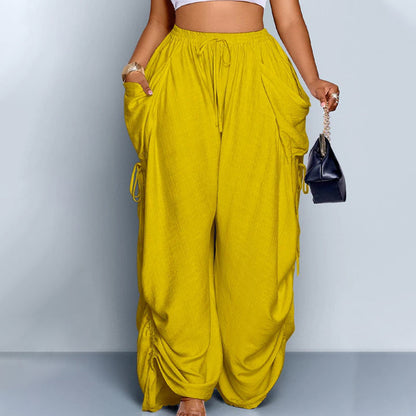 🌸LAST DAY SPECIAL PRICE!!🌸Women's Loose-Fit Drawstring Lantern Pants