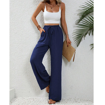 🌸LAST DAY SPECIAL PRICE!!🌸Women's Casual High Waist Wide-Leg Pants