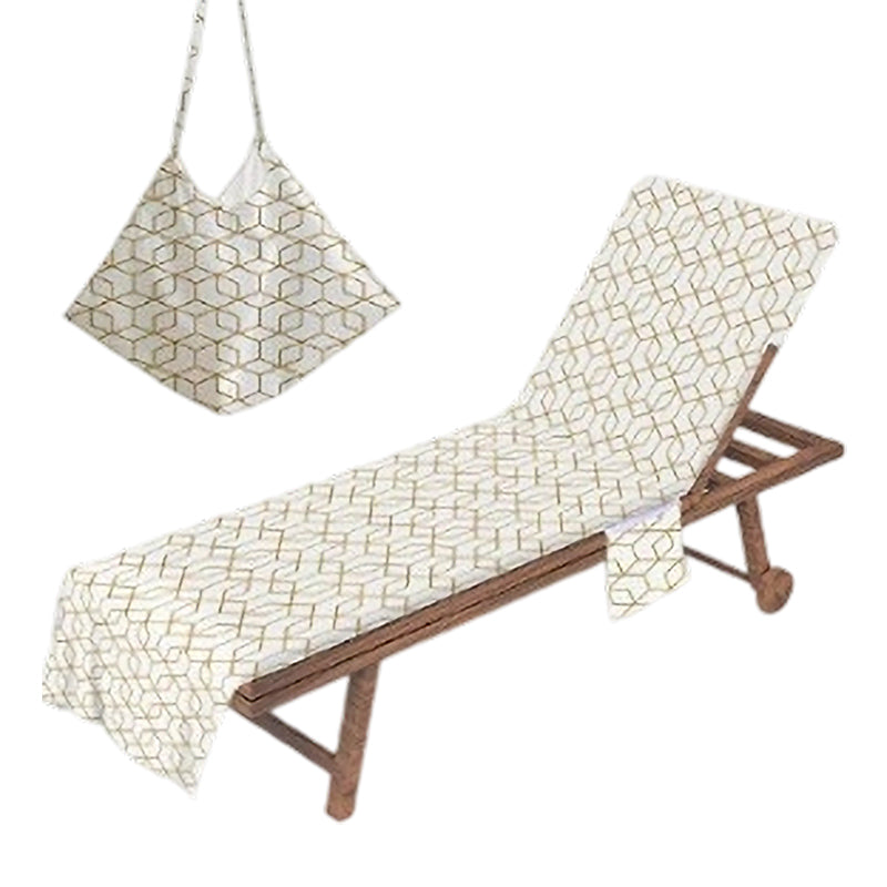 Portable Lounger Cover with Storage Pockets