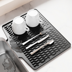 🎁Last Day Promotion 49% OFF🔥Self-draining silicone dish drying mat