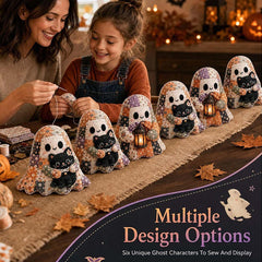 💥Last Day Special Sale 49% OFF👻Little Ghost's Cozy Halloween DIY Patchwork Kit