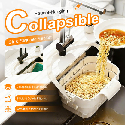 🎁Last Day Promotion 49% OFF🔥Collapsible Faucet-Hanging Sink Strainer Basket