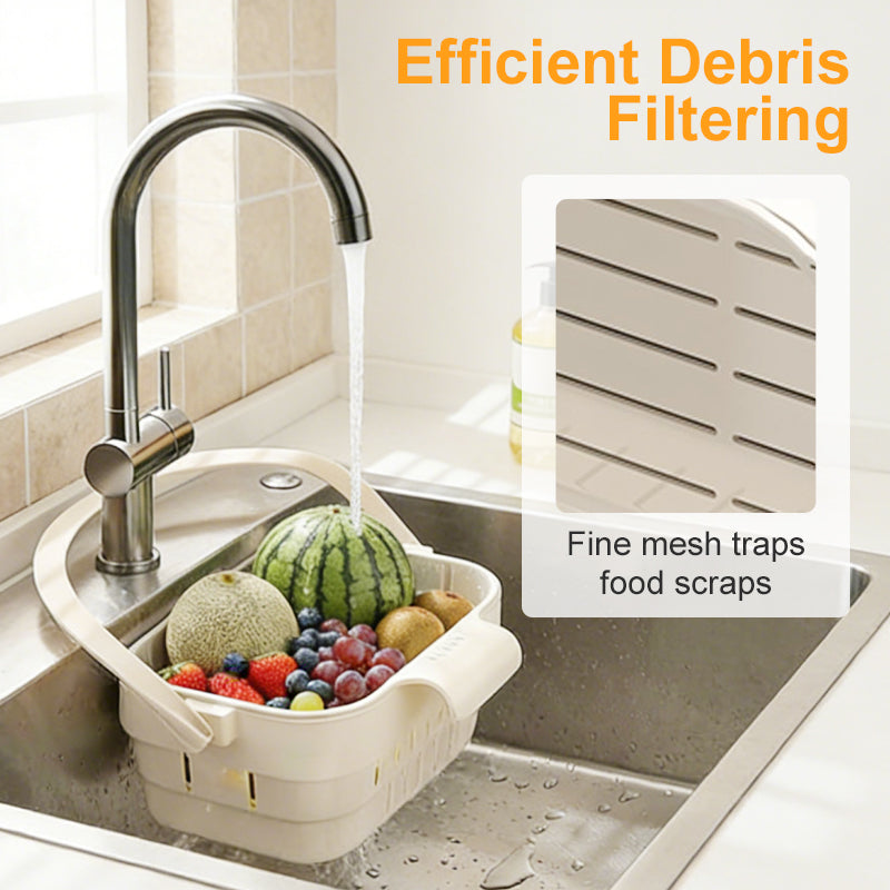 🎁Last Day Promotion 49% OFF🔥Collapsible Faucet-Hanging Sink Strainer Basket