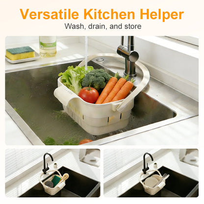 🎁Last Day Promotion 49% OFF🔥Collapsible Faucet-Hanging Sink Strainer Basket