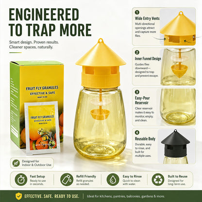 💥 BUY 2 GET 1 FREE +  50% OFF!🥳 Indoor and Outdoor Hanging Fly Trap