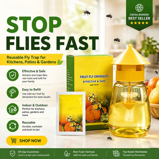 💥 BUY 2 GET 1 FREE +  50% OFF!🥳 Indoor and Outdoor Hanging Fly Trap