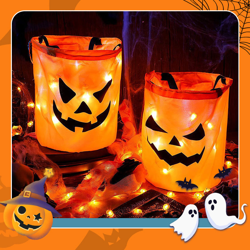 🎃LAST DAY SPECIAL PRICE!!👻Halloween Glowing Pumpkin Candy Handbag