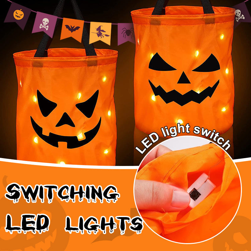 🎃LAST DAY SPECIAL PRICE!!👻Halloween Glowing Pumpkin Candy Handbag