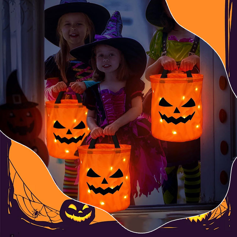 🎃LAST DAY SPECIAL PRICE!!👻Halloween Glowing Pumpkin Candy Handbag