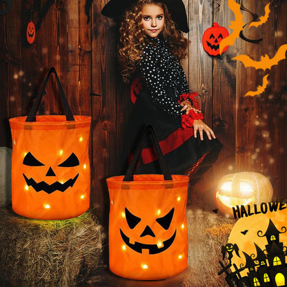 🎃LAST DAY SPECIAL PRICE!!👻Halloween Glowing Pumpkin Candy Handbag