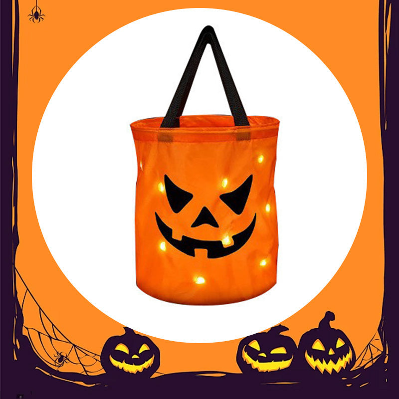 🎃LAST DAY SPECIAL PRICE!!👻Halloween Glowing Pumpkin Candy Handbag