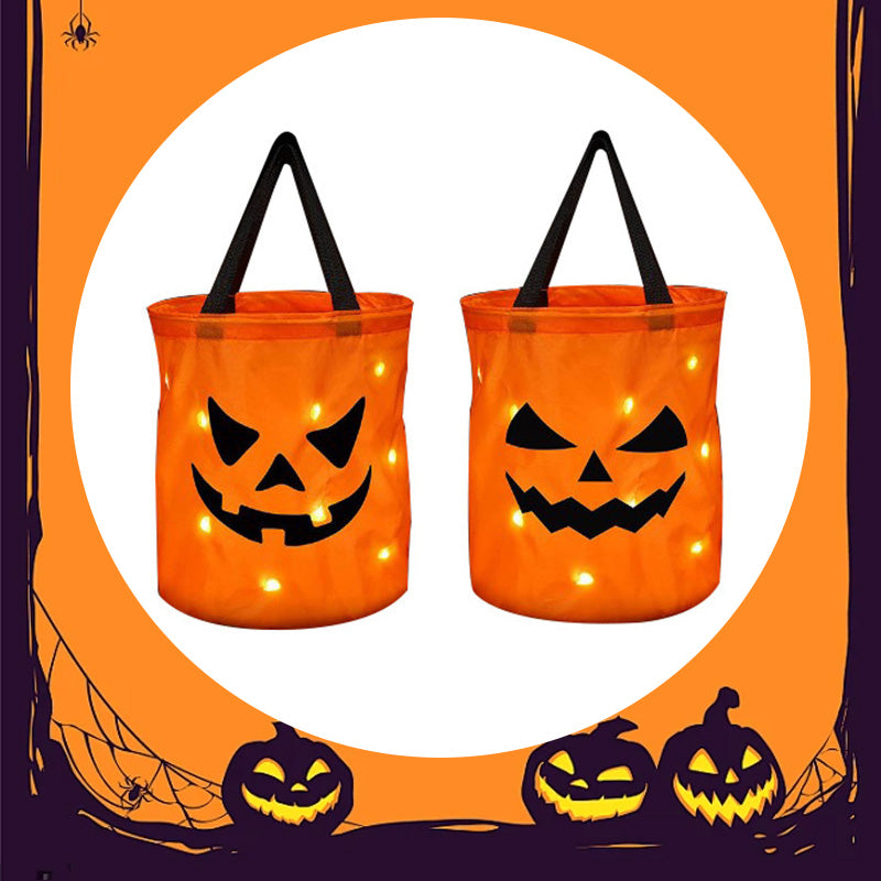 🎃LAST DAY SPECIAL PRICE!!👻Halloween Glowing Pumpkin Candy Handbag