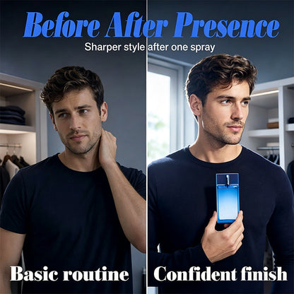 💗LAST DAY SALE 50% OFF💕Eau de Parfum for Men 90 ml | Long Lasting Fresh Citrus & Aquatic Perfume Spray | Arabic Luxury Fragrance for Him | Best Men’s Perfume Gift | Everyday Wear Masculine Scent