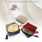 💎 Mini Travel Jewellery Pouch, Portable Velvet Jewellery Organiser Bag with Zipper & Tassel