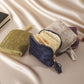 💎 Mini Travel Jewellery Pouch, Portable Velvet Jewellery Organiser Bag with Zipper & Tassel