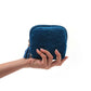 💎 Mini Travel Jewellery Pouch, Portable Velvet Jewellery Organiser Bag with Zipper & Tassel