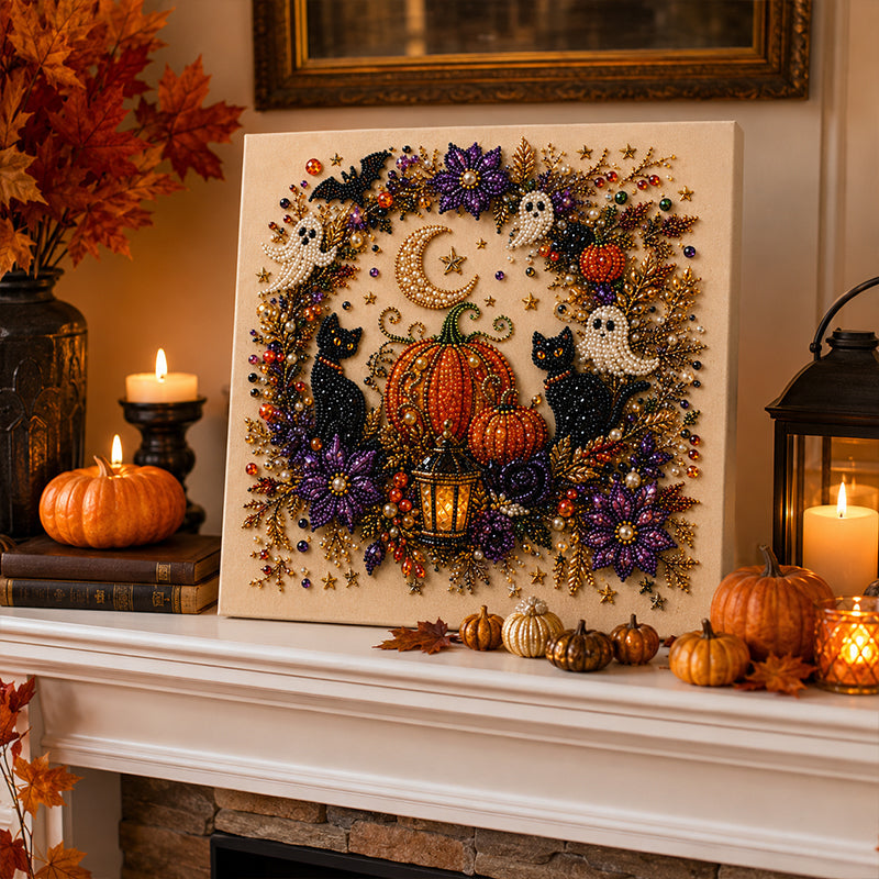 🎃Last Day Promotion 49% OFF👻Halloween Ghost Pearl Art DIY Kit